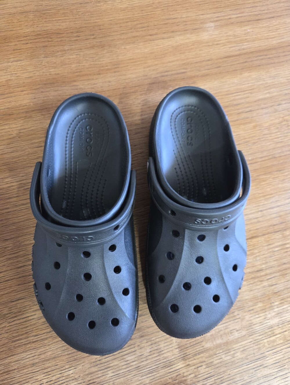 CROCS Women's Platform Clog In Black Size 10 - Picture 6 of 9